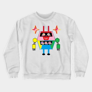 RabbitZaa #020 Mega Brave Robo Crewneck Sweatshirt